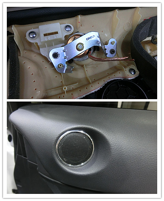 完美音质，雷克萨斯RX270汽车音响改装德国零点三分频喇叭功放低音