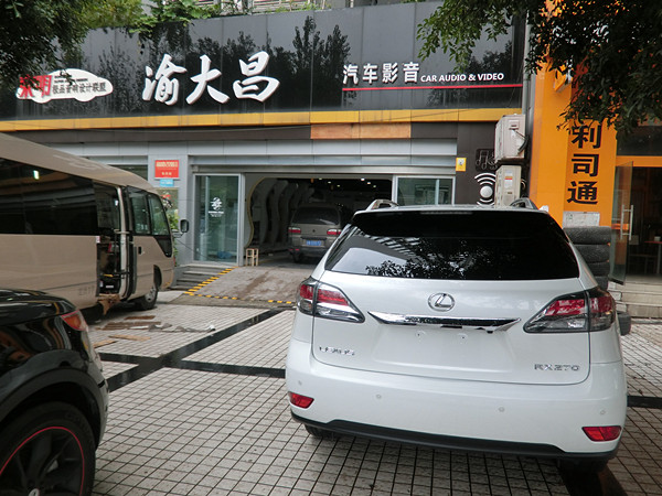 完美音质，雷克萨斯RX270汽车音响改装德国零点三分频喇叭功放低音