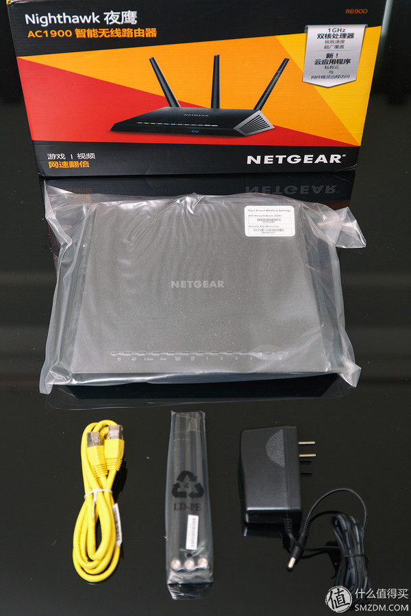 做工精良,外观大气,配置强悍~测NETGEAR美国网件Nighthawk夜鹰R6900别墅级无线路由