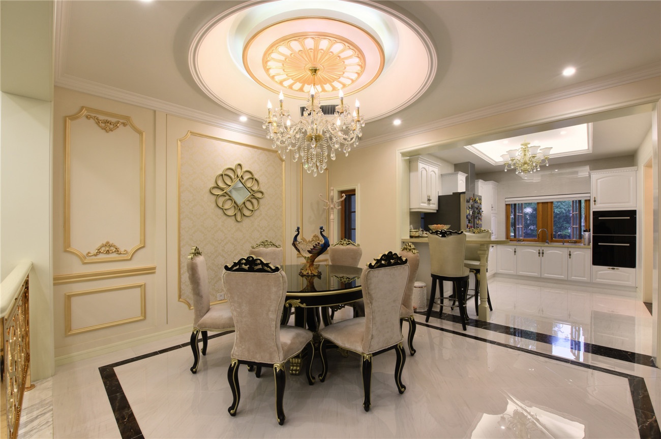 莫奈花园装修,法式庄园独栋别墅装修设计效果图