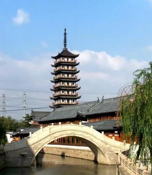 上海真如寺佛塔,虔诚的敬仰