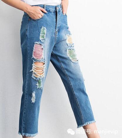 高街潮流百搭透气休闲裤,牛仔潮裤穿搭时尚套装