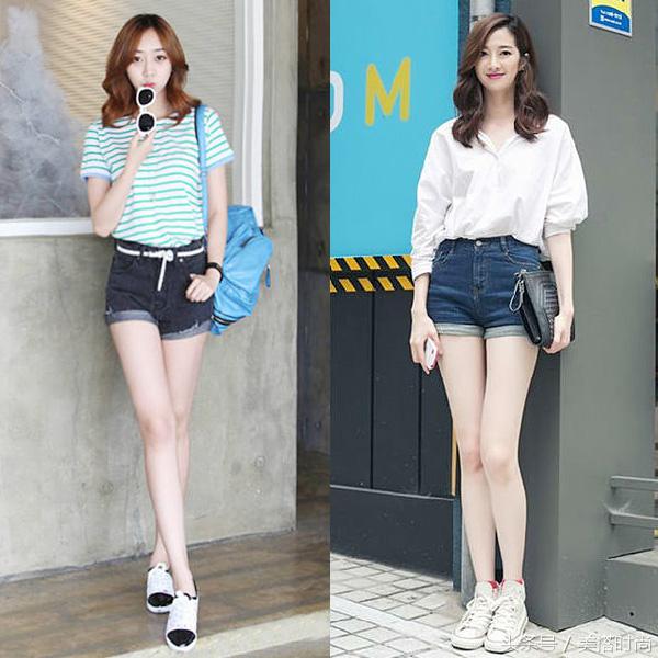 牛仔短裤穿搭让你更出众,好看的穿搭牛仔短裤