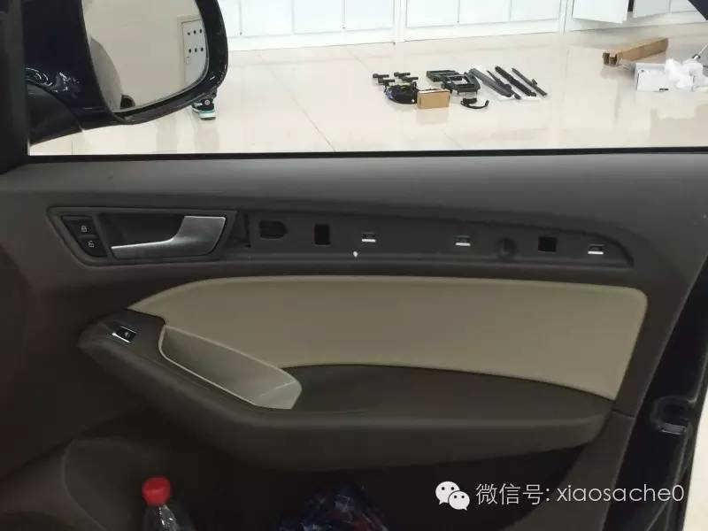 奥迪q5改装一键启动舒适进入,奥迪q5遮阳帘拆装视频