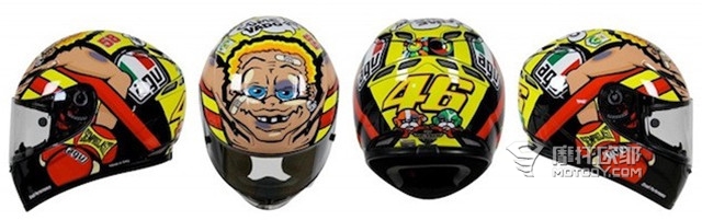 罗西最喜欢的头盔,迄今为止罗西最帅的头盔