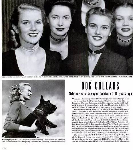 女生脖子上的choker,女孩脖子上的黑色的环