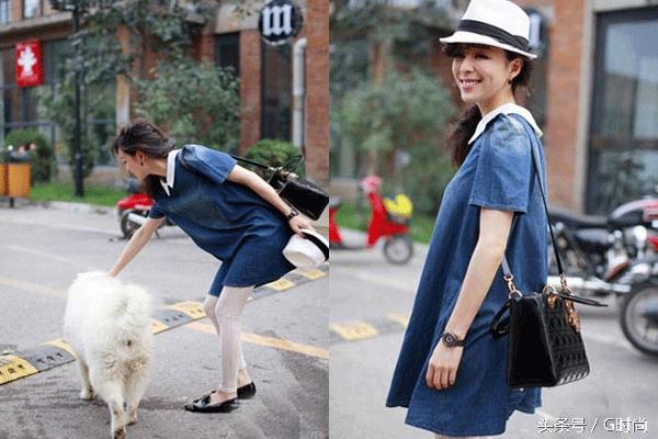 牛仔连衣裙洋气吗,牛仔连衣裙俏皮可爱