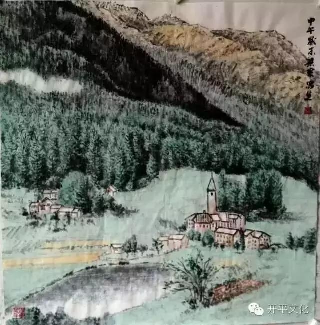 丰而为人：品梁策先生山水画