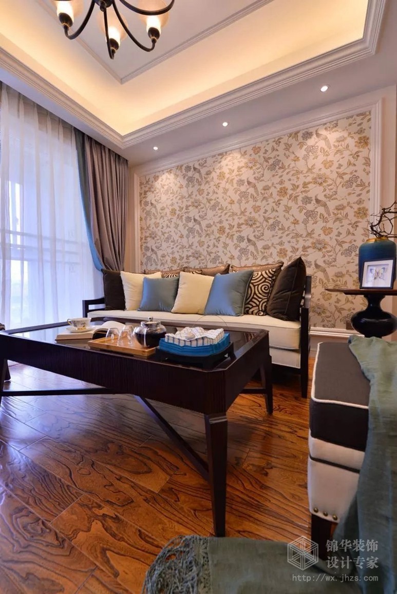 华府庄园106平米装修效果图,华府庄园顶楼复式阳光房