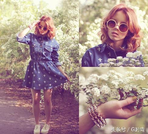 牛仔连衣裙洋气吗,牛仔连衣裙俏皮可爱