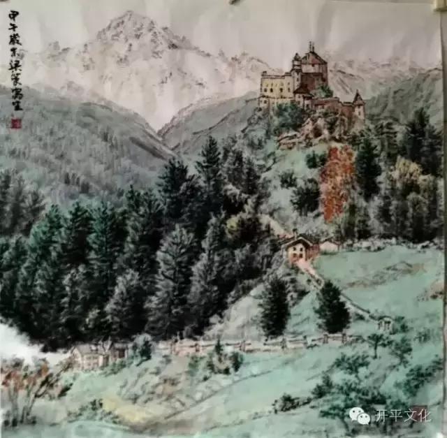 丰而为人：品梁策先生山水画