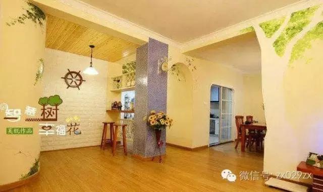 室内有柱子都是怎么装修的,装修时如何处理特别窄的柱子