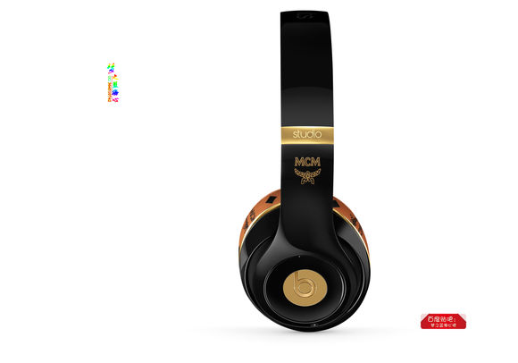 beats耳机黑金限量款,beats限量版mcm
