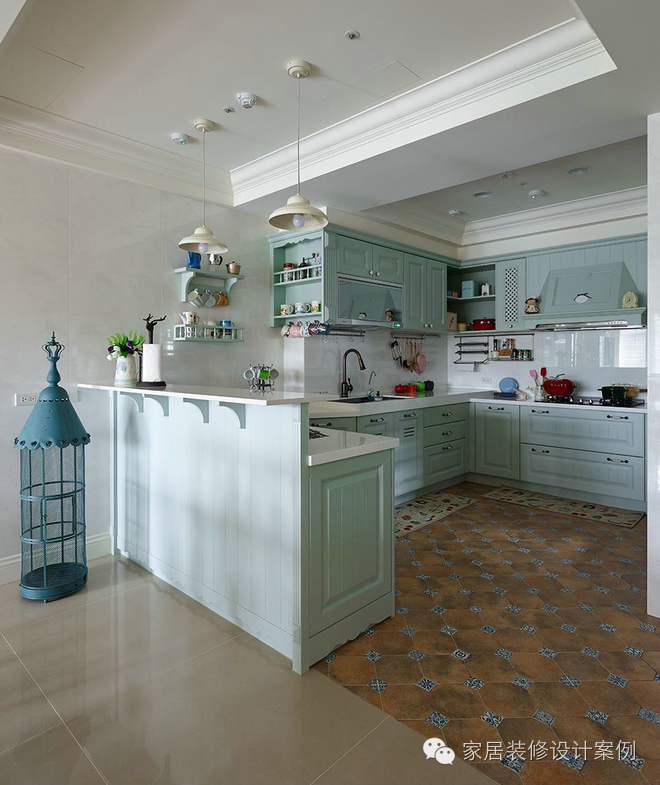 美式乡村温馨质朴,美式乡村风格挑空客厅沙发背景墙