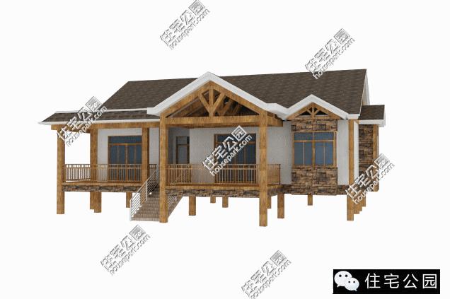 自建房20w装修中式,实用的自建小屋