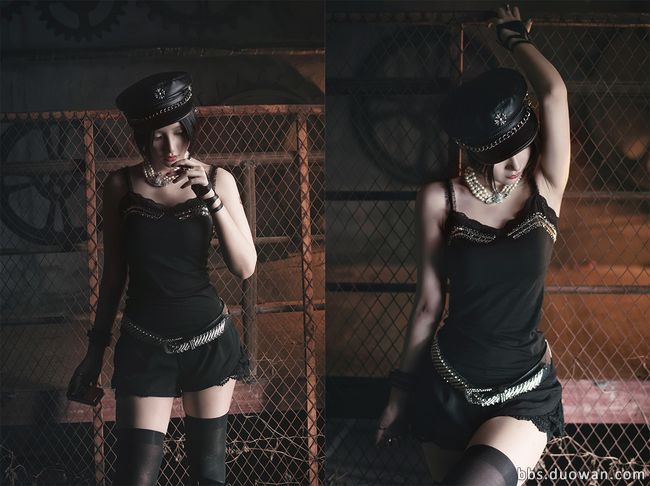 大崎娜娜穿搭朋克,cos大崎娜娜明星