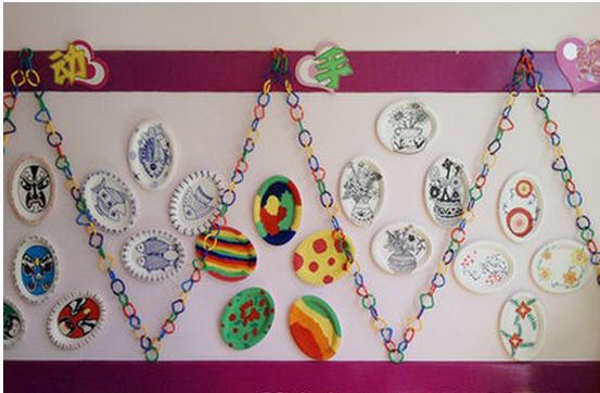 幼儿园大厅环境墙面装饰,幼儿园艺术墙面装饰效果图