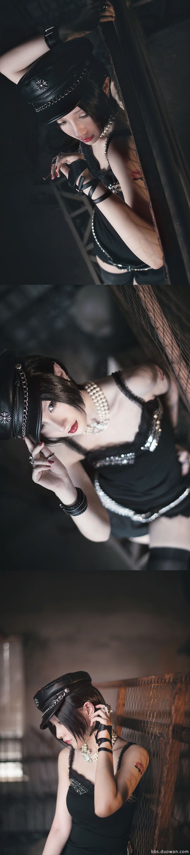 大崎娜娜穿搭朋克,cos大崎娜娜明星