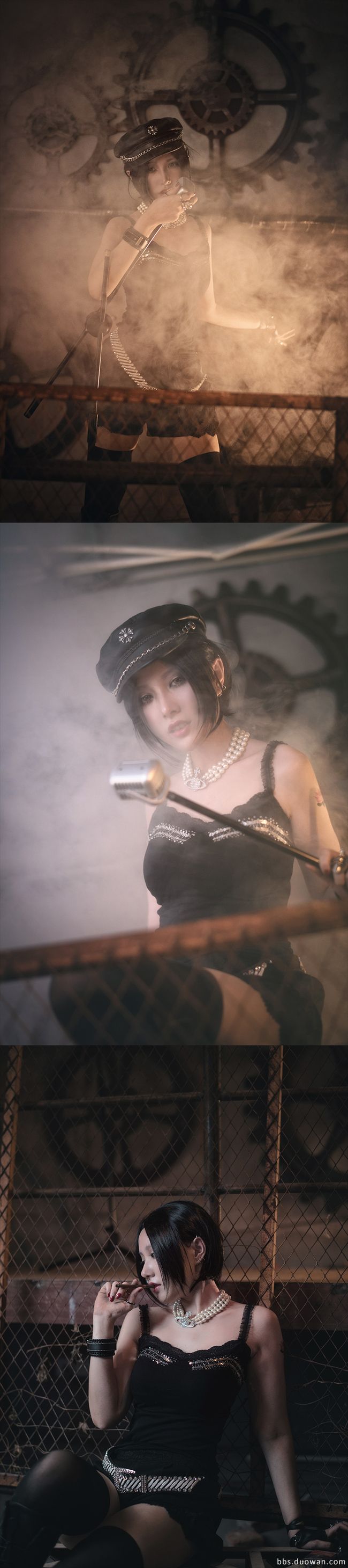 大崎娜娜穿搭朋克,cos大崎娜娜明星