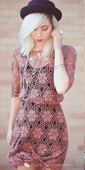 从上往下织的夏款编织教程合集,最新款最流行的镂空花样编织教程