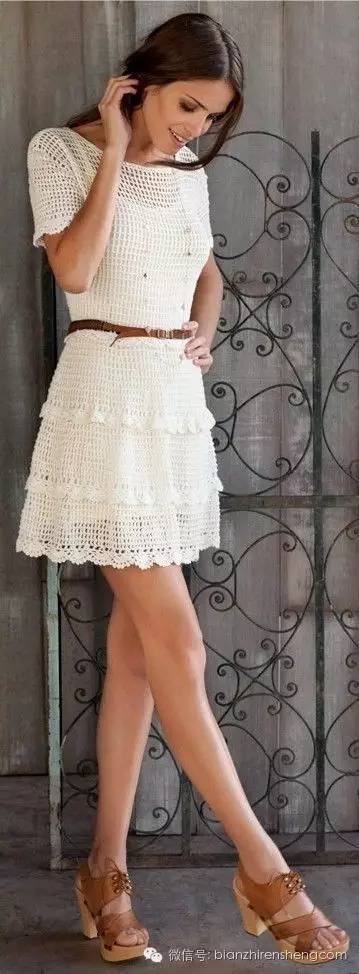 从上往下织的夏款编织教程合集,最新款最流行的镂空花样编织教程