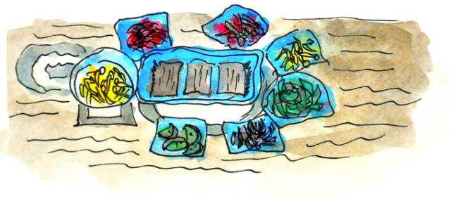 韩国济州岛旅游图片大全,济州岛手绘