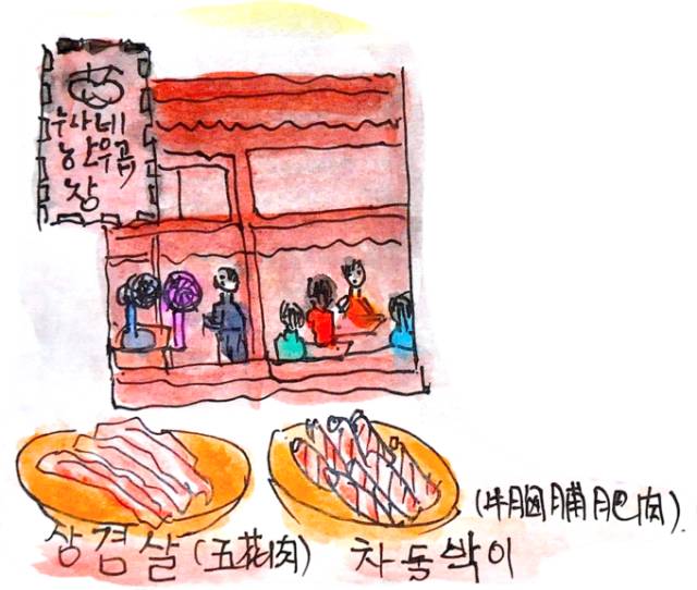 韩国济州岛旅游图片大全,济州岛手绘