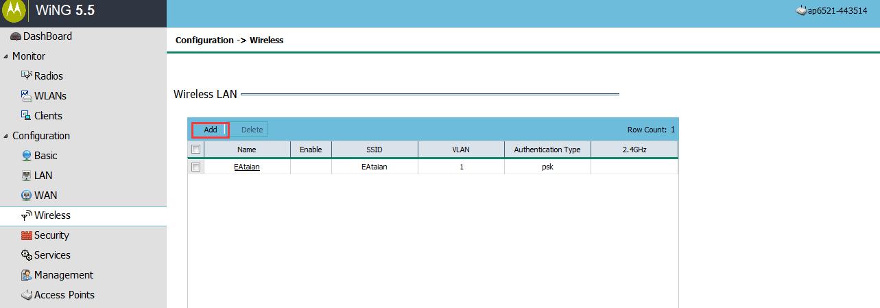 无线AP启用WIFI模式设置步骤