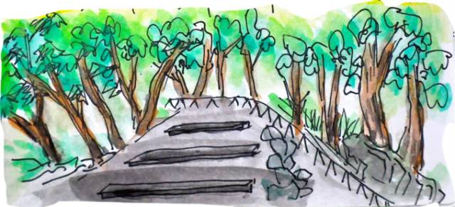 韩国济州岛旅游图片大全,济州岛手绘