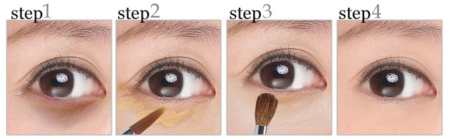 1分钟教你快速遮黑眼圈,遮瑕眼袋泪沟第一名手法