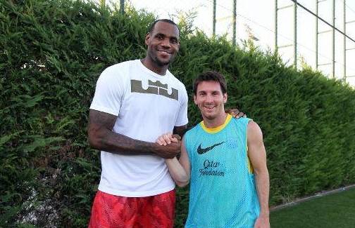 足坛与明星,足坛球星遇上篮坛巨星