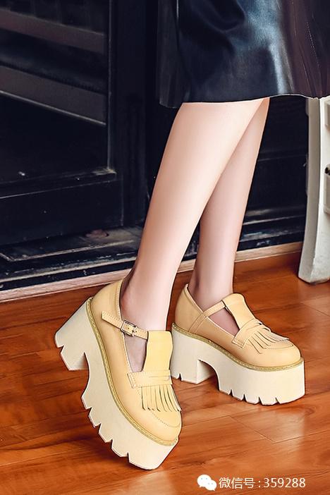 欧美风复古单鞋,欧美复古真皮单鞋图片