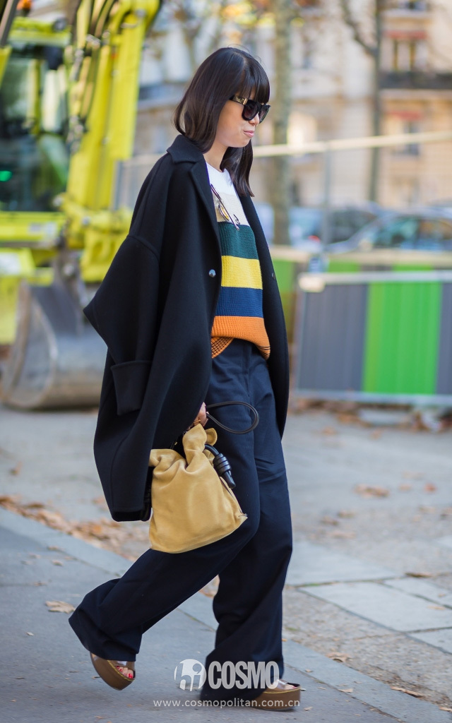 大衣怎么穿显瘦遮肉,遮肉显瘦大衣