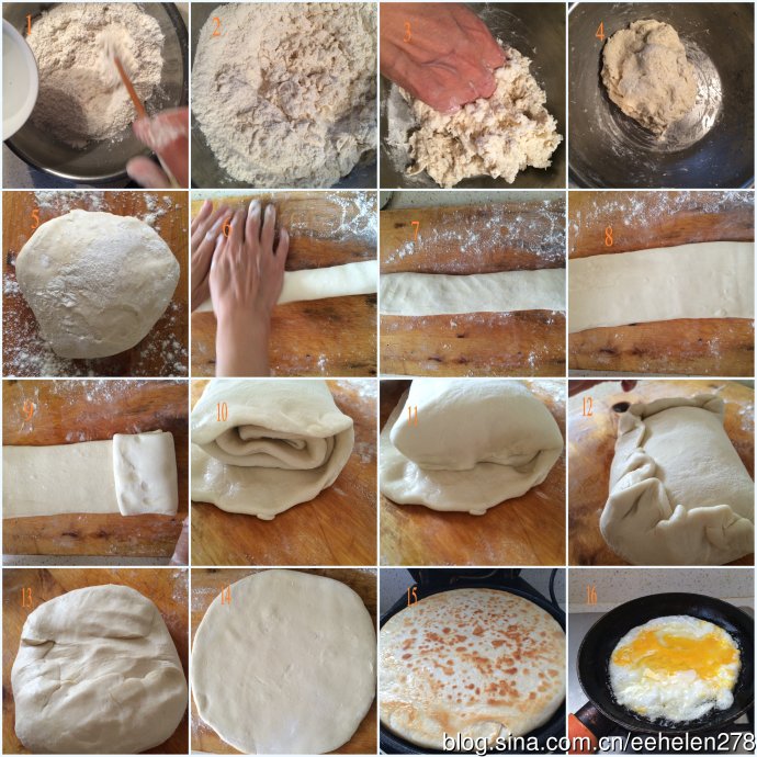 千层饼软有层次,千层葱花饼层层酥脆