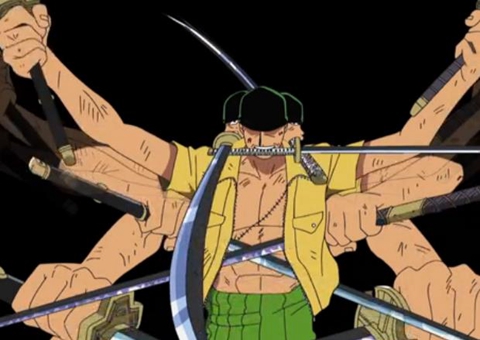 索隆技能招式大全,索隆鬼气九刀流阿修罗漫画