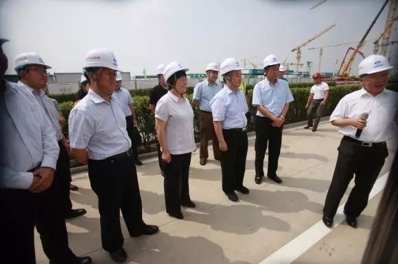 北京新机场建设,华北局领导调研