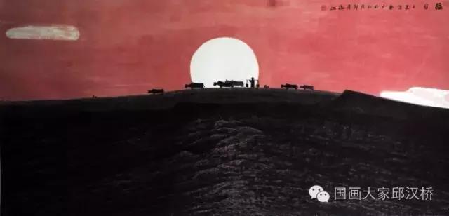 慢生活是否应成为一种新常态，兼谈邱汉桥的精品国画《福日》