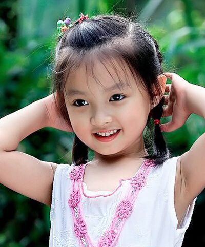 8岁小孩扎的古风发型简单又漂亮,简便又好扎的小孩发型