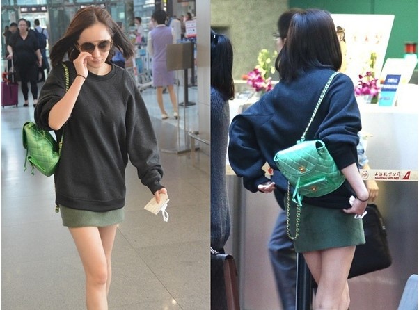 给大家普及下杨幂唐嫣同款包包,唐嫣机场同款潮流双肩包