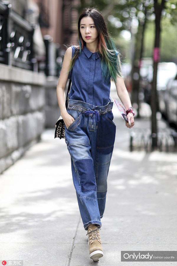 最时尚的卷边牛仔裤,最流行的卷边牛仔裤