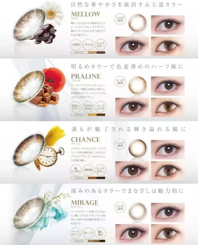 适合大眼妹子戴的美瞳日本牌子的,日本女生都戴什么品牌的美瞳