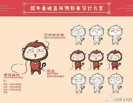 2016猴年春晚吉祥物,猴年春晚吉祥物