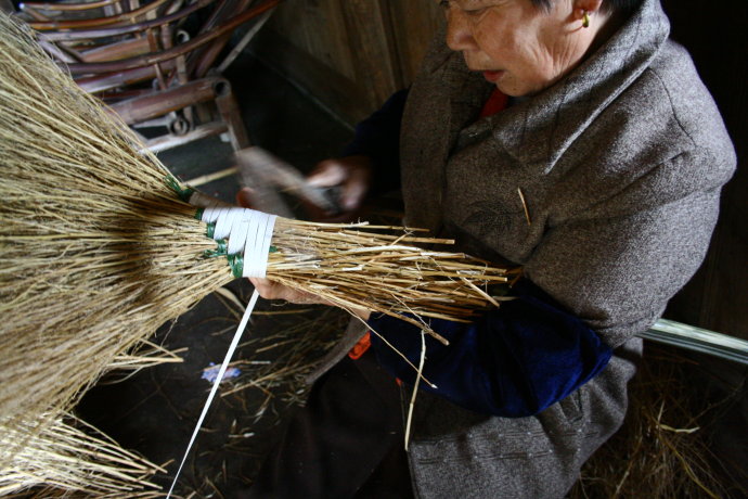 农村老家扫把,农村扫谷子扫把