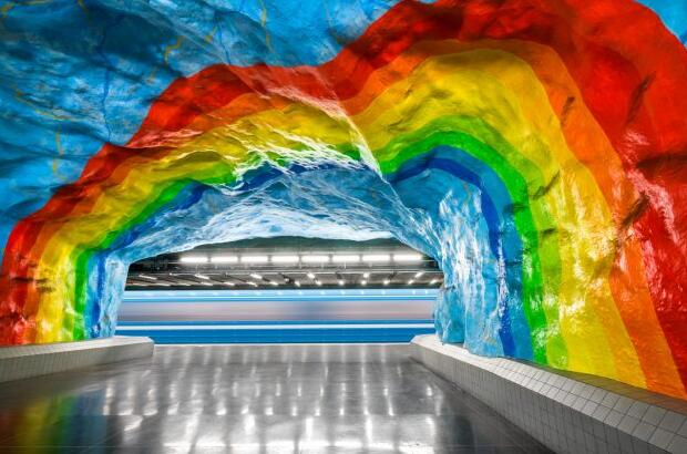 全球特色地铁站,9张打卡图片