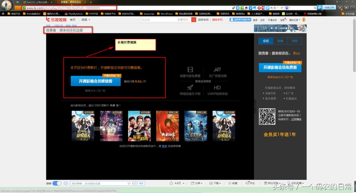 教你一招怎么免费看各大视频网站的会员VIP视频
