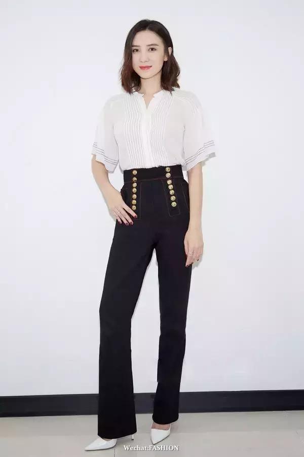 刘诗诗阔腿裤,刘诗诗穿阔腿裤太惊艳