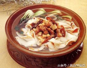 安徽地区的特色面食,安徽板面是哪里的特产小吃