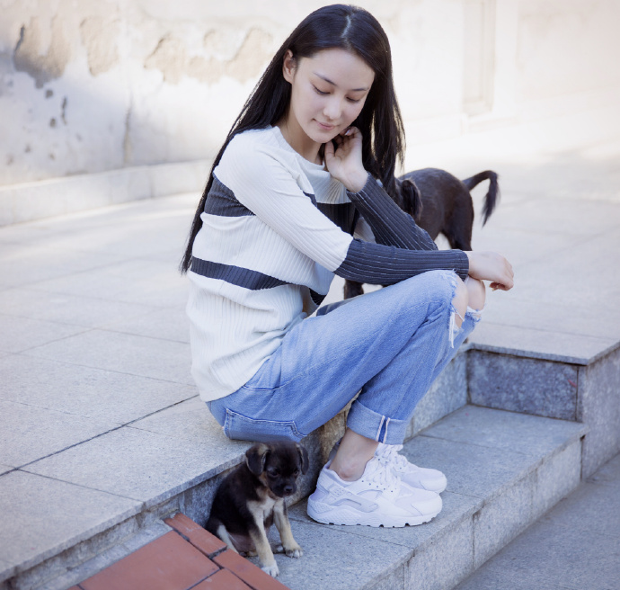 馨予出席宠物领养日很有爱，为何却被网友吐槽！