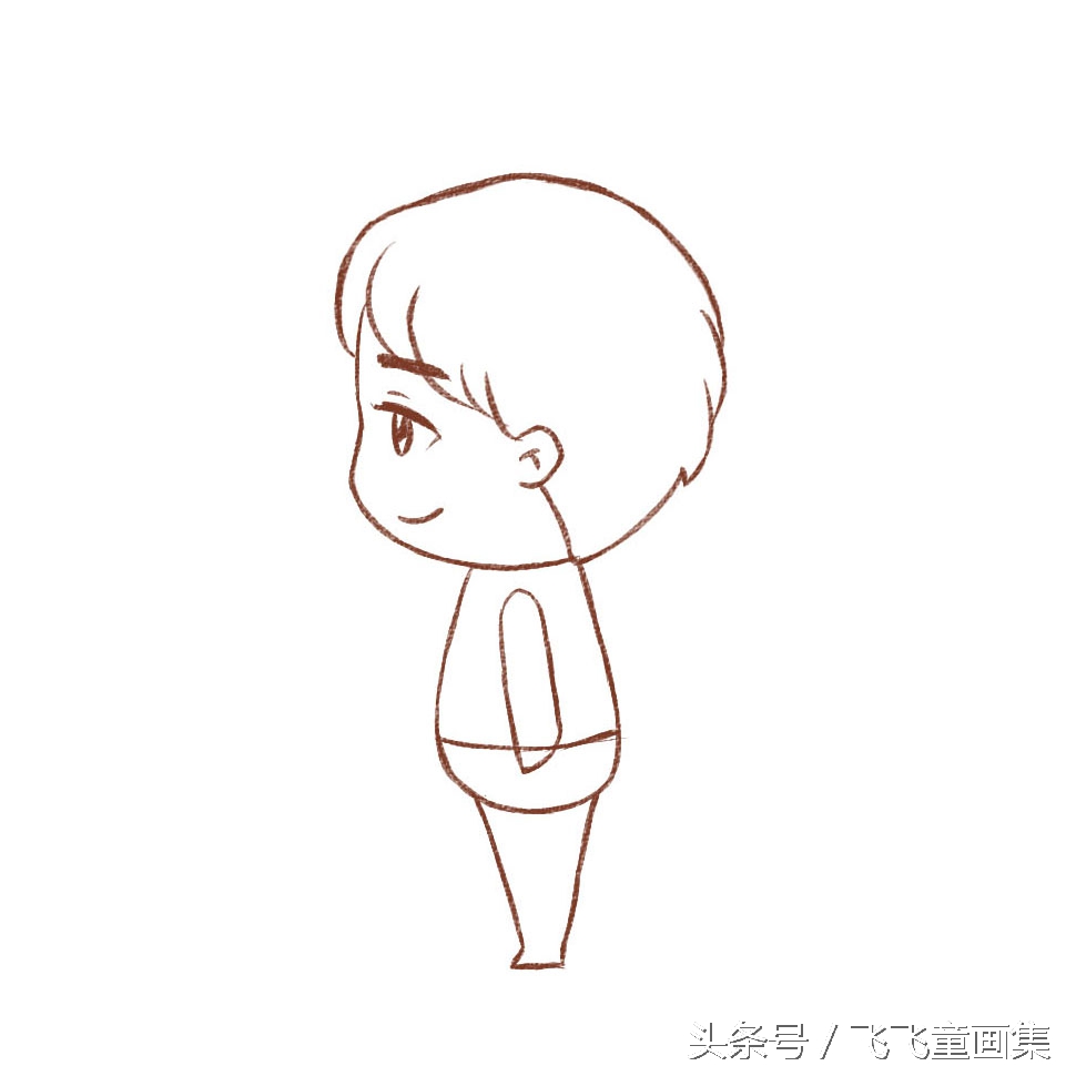 飞飞简笔画教程,菲菲简笔画猪猪侠