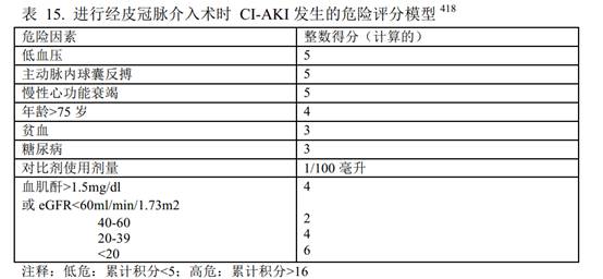肾病对比剂的诊断标准,对比剂肾病